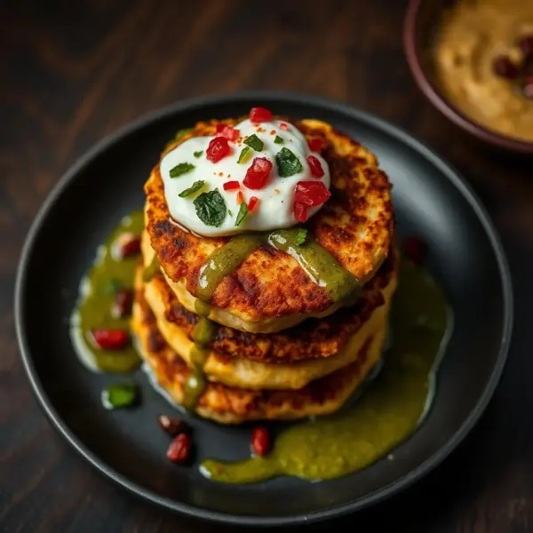 Aloo Paneer Tikki