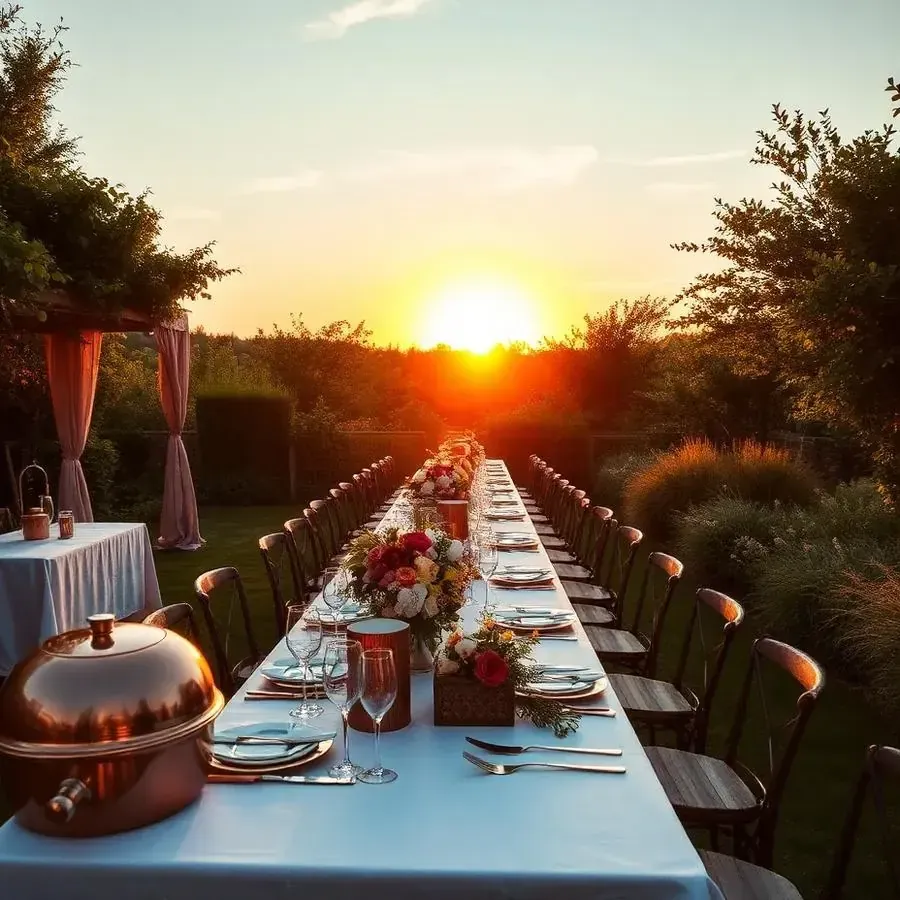 Sunset Long Table